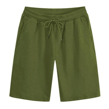 Dvprdro ‌‌‌Men's Summer Classic Quickly-Dry Beach Shorts Solid Color Elastic Waist Drawstring Swim Trunks Breathable Stretch Casual Bermuda Shorts with Zippered Side Pockets