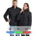 thumbnail image 1 of Dvprdro Unisex Heated Jacket for Men Women Warm USB Electric Puffer Coat 21-Zones 4 Control Thermal Long Sleeve Winter Cothing with No Battery, 1 of 8