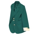 thumbnail image 1 of Dvprdro Women's Long Sleeve Casual Blazer Suit Fashion Loose Solid Color Pocket Turndown Collar Blouse Blazer Formal Fall Slim Fit Lapel Office Work Outwear Jacket Coat, 1 of 5