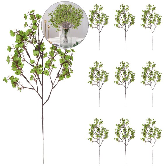 Dvruxg 10 Pcs Artificial Bougainvillea Flower Branches Silk Bougainvillea Stems with Dried Tree Twigs for Home Indoor Outdoor Decor Floral Bouquet Arrangements