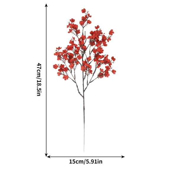 Dvruxg 10 Pcs Artificial Bougainvillea Flower Branches Silk Bougainvillea Stems with Dried Tree Twigs for Home Indoor Outdoor Decor Floral Bouquet Arrangements