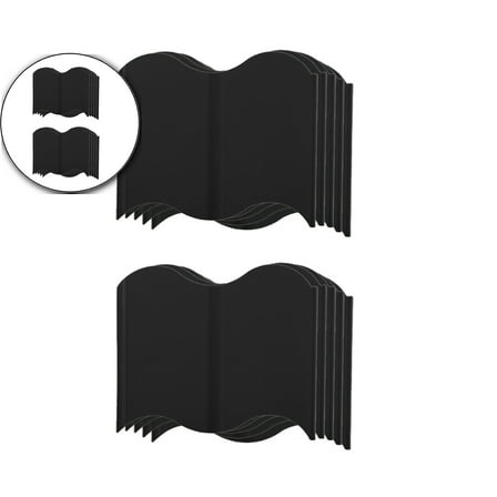 Dvruxg 10 Pcs Garden Edging, Plastic Lawn Edging, No Dig Flower Bed Border Edge Pound-in, Quick Interlocking(5.5x5.9 Inch)