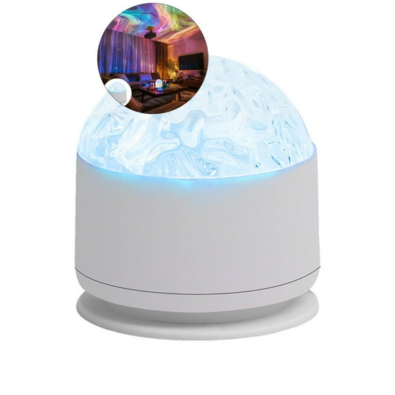 Dvruxg 2 in 1 Galaxy Light, Aurora Night Light Projector, Ocean Wave Projector with Remote Control, USB Recharge Northern Lights Projector for Bedroom Home Decor Gifts