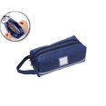 thumbnail image 1 of Dvruxg 2 Compartments Case Zippered Stationary Pouch with Handle Big Large Capacity Pen Bag Organizer Canvas Handbag for Travel Office Stationary, 1 of 6