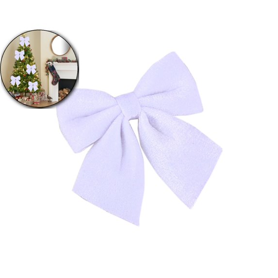 Dvruxg 2-Pack Velvet Christmas Tree Bows – Festive Holiday Decorations for Indoor & Outdoor – Reusable Xmas Bows for Trees, Gifts, Wreaths & Home Decor