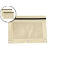 thumbnail image 1 of Dvruxg 2 Pcs Pencil Pouch, Three-hole Pencil Case Single Zipper Transparent PVC Document Storage Bag, Large Capacity Pencil Pouch with Zipper Clear Binder Pencil Case, 1 of 6