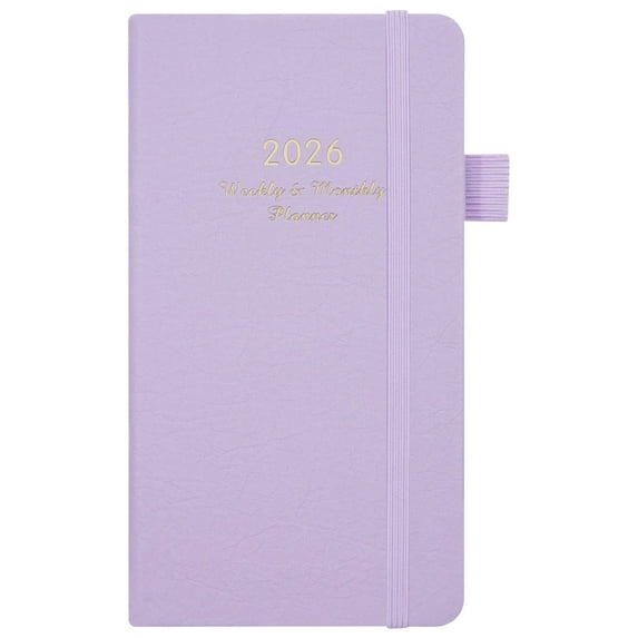 Dvruxg 2026 Diary Planner with Elastic Closure – Durable Bound Journal for Goal Setting, Daily Journaling & Scheduling – Stylish Yearly Organizer Notebook