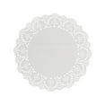 thumbnail image 1 of Dvruxg 50 Pcs White Lace Paper Doilies, White Round Paper Placemats 9.5" Lace Food Doilies for Cake Fried Food Party Wedding Tableware Decoration, 1 of 6