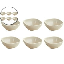 Dvruxg 6 Pack Small Bowls, 4 Inch Wheat Straw Soy Sauce Dishes, Unbreakable Dessert Bowls, Dipping Sauce Cups, Mini Prep Bowls, Snacks, Sauce Ketchup, BBQ