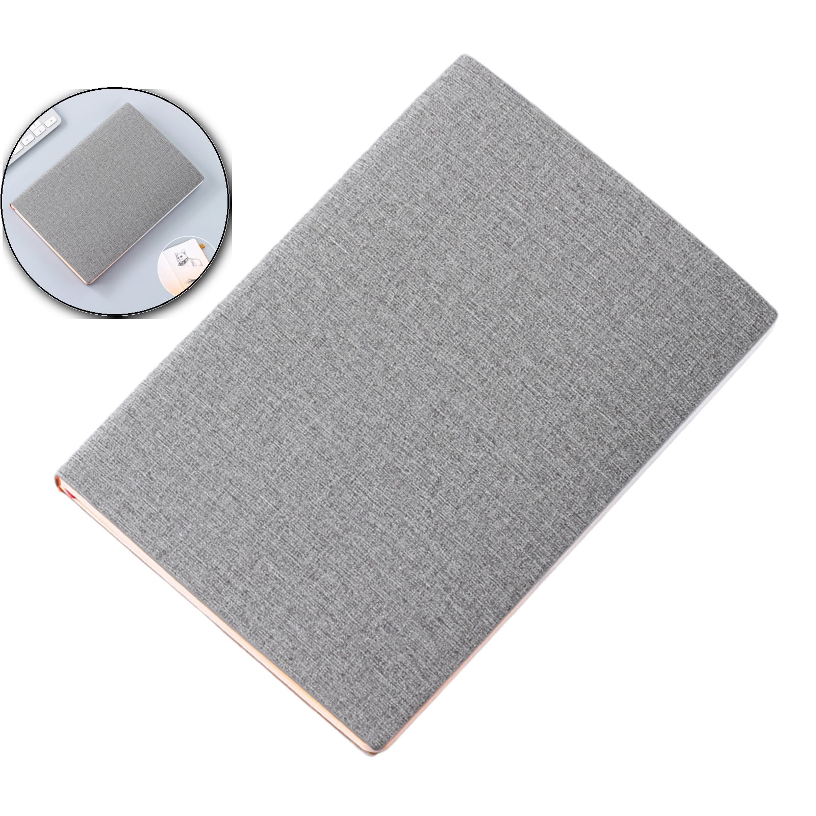 Dvruxg A5 Reusable Erasable Smart Writing Notebook – Digital Convertible Tech Notebook for Office(Gray)