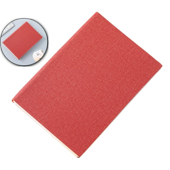 Dvruxg A5 Reusable Erasable Smart Writing Notebook – Digital Convertible Tech Notebook for Office(Red)