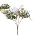 thumbnail image 1 of Dvruxg Artificial Flowers Bouquet Fake Faux Silk Flower Mini Rose DIY Bouquet Free Assembly Modern Style for Wedding Home Decor Party Decor, 1 of 6