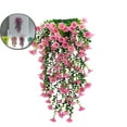 thumbnail image 1 of Dvruxg Artificial Hanging Flowers for Outdoors, Faux Plants Outdoor UV Resistant, Hanging Baskets with Artificial Flowers for Planters, Spring Summer Porch Patio Decorations Outdoor, 1 of 3