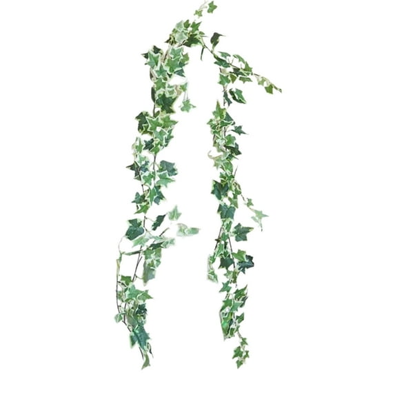 Dvruxg Artificial Vines Ivy Garland 5Ft Fake Green Leaves Ivy Garland Faux Hanging Plants Greenery Decor Artificial Vines for Home Outdoor Indoor Home Wall Garden Table Wedding Room Decor