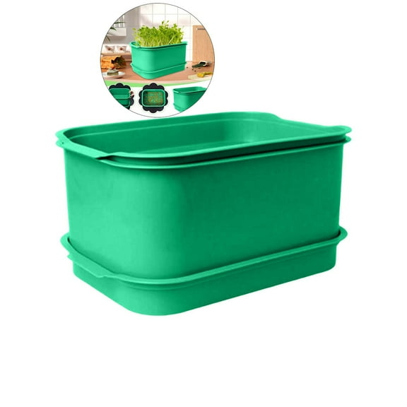 Dvruxg Automatic Sprout Growing Machine – Indoor Herb Garden Kit with Germination Tray, BPA-Free Vegetable Planter for Mung Beans, Alfalfa