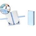 thumbnail image 1 of Dvruxg Book Stand for Reading, Hands Free, Foldable and Portable Desktop Book Holders, Display, Adjustable Page Clips for Textbook, Tablet, Mobile Phone, 1 of 4