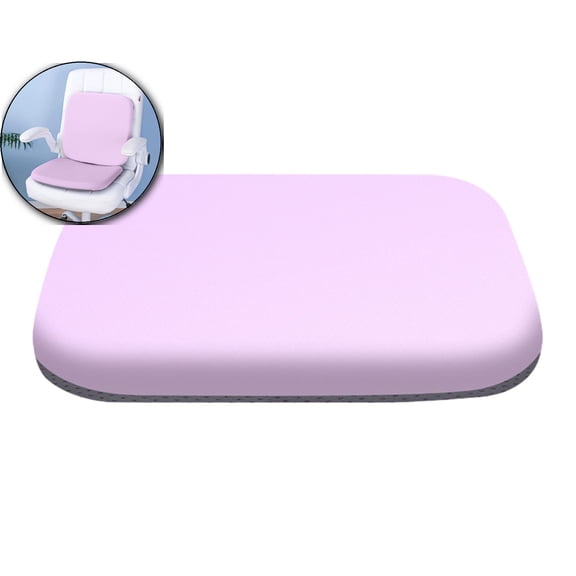 Dvruxg Breathable Seat Cushion with Non-Slip Bottom – 17.7x17.7in Foam Chair Pad for Office, Kitchen, Car – Slow Rebound Comfort Cushion