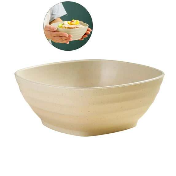 Dvruxg Cereal Bowl, Unbreakable and Reusable Light Weight Bowl for Rice Noodle Soup Snack Salad Fruit Dishwasher Safe, Microwave Safe