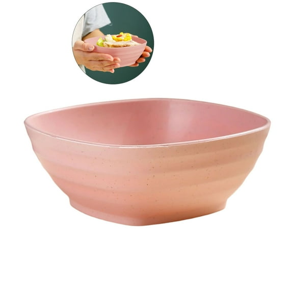 Dvruxg Cereal Bowl, Unbreakable and Reusable Light Weight Bowl for Rice Noodle Soup Snack Salad Fruit Dishwasher Safe, Microwave Safe