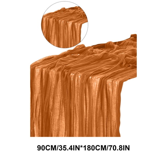 Dvruxg Cheesecloth Table Runner Rustic Table Runner Long Gauze Table Runner for Wedding Birthday Party Table Decoration