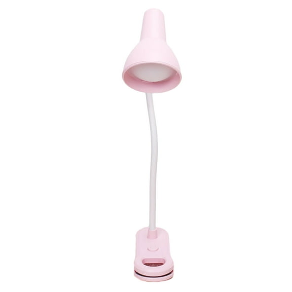 Dvruxg Desk Lamp with Clip - 16 LED Button Control, 3 Lighting Modes Portable Battery-Operated Reading Light for Children's Desks and Bedsides