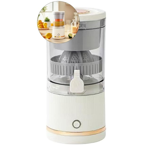 Dvruxg Electric Juicer, Automatic Juicer Machine with Cleaning Brush, Orange Lime Grapefruit Juicer Squeezer, One Touch Operation, Easy to Clean Juice Maker