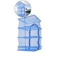 thumbnail image 1 of Dvruxg Fish Mesh Hanging Drying Net Food Dehydrator Foldable 4 Layers Drying Dryer Net Drying Rack Vegetable Fish Dishes Mesh Hanging Drying Net for Dry Food Meat Drying Rack, 1 of 4