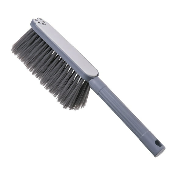 Dvruxg Hand Broom Cleaning Brush Soft Bristle Hand Brush Plastic Counter Duster Household Multifunction Dusting Brush with Long Handle for Cleaning Bed Car Sofa Furniture Clothes