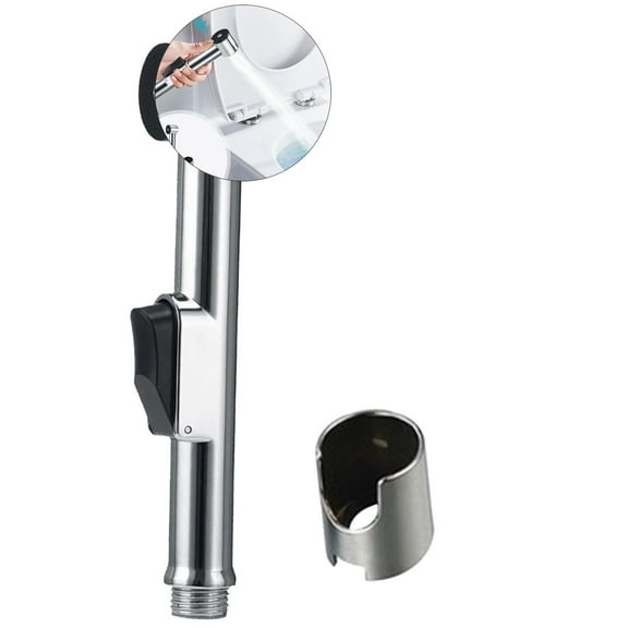 Dvruxg Handheld Toilet Douche Bidet Shower Head - Portable Hygienic Cleaning Kit with Gentle Spray, Universal Connector for Bathroom and Pet Cleaning Use