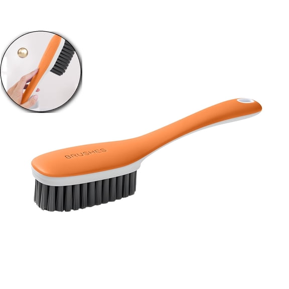 Dvruxg Hard Bristle Shoe Brush for Cleaning Sports Shoes, Casual Shoes & Leather – Long-Lasting Stain Remover with Comfort Handle & Hanging Design – Mini Portable Shoe Cleaning Tool