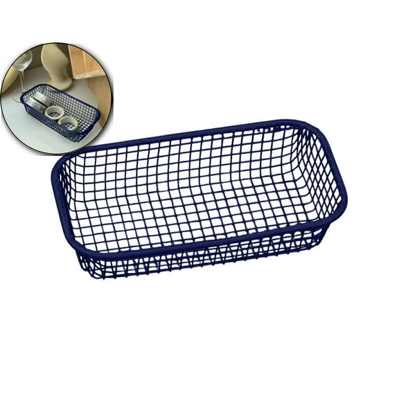 Dvruxg Kitchen Drawer Organizer, Stainless Steel Storage Container Metal Cabinet Storage Basket for Holding Kitchen Utensil
