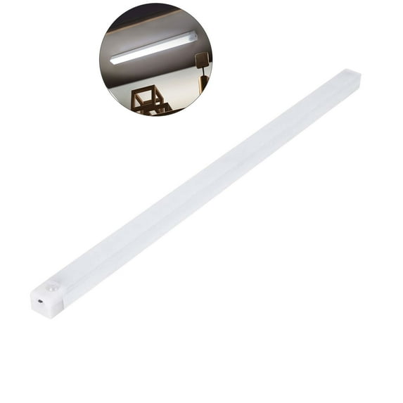 Dvruxg LED Rechargeable Motion Sensor Cabinet Lights - Light Bar with Adhesive & Magnetic Support, USB-C Rechargeable for Closet, Bedroom, Kitchen Cabinets