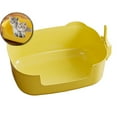 thumbnail image 1 of Dvruxg Large Cat Litter Box with High Sides, Cat Boxes for Indoor Cats, Cat Litter Pan for Kitty, Litter Box with Low Entry, Easy to Clean, Anti-Splashing, 1 of 6