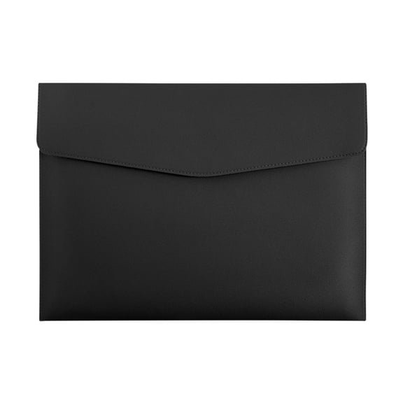 Dvruxg Leather A4 File Folder, Invisible Magnetic Closure Leather Document, A4 Document Folders, Leather Portfolio Organizers, Business File Holders