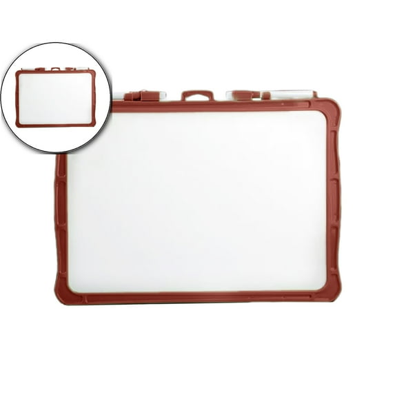 Dvruxg Magnetic Double Sided Whiteboard – 14.4x10.6 Inch Erasable Writing Board – Reusable Message, Note & Drawing Board for Home, Office