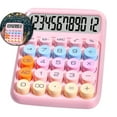 thumbnail image 1 of Dvruxg Mechanical Switch Calculator with Big Buttons, Calculators Desktop, 12 Digits, Large LCD Display, Desk Calculator, Cute Calculators for Office, 1 of 4