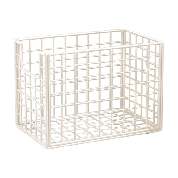 Dvruxg Metal Wire Storage Basket, Dirty Clothes Baske, Foldable Laundry Organizer, Foldable Dirty Clothes Basket, Iron Laundry Storage Bin for Bathroom & Bedroom