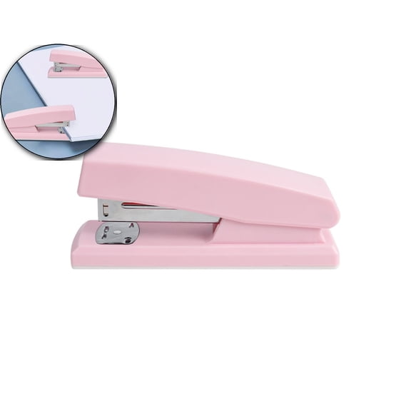 Dvruxg Office Desktop Stapler, Desktop Stapler, Office Stapler(Pink)