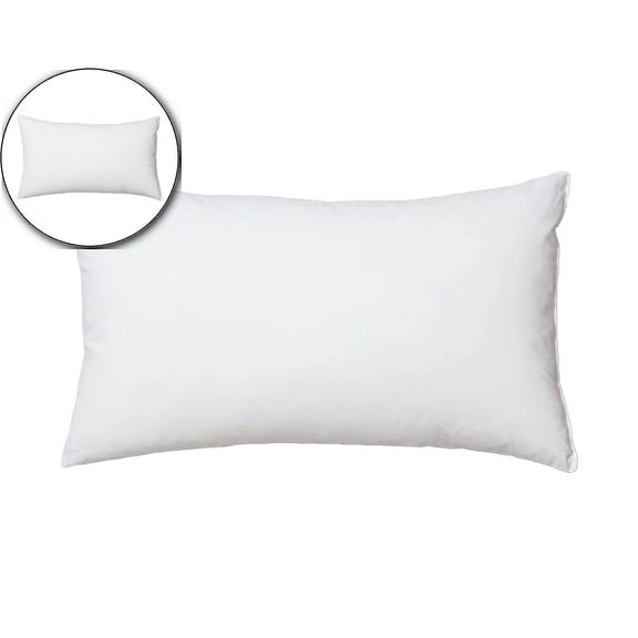 Dvruxg Pillow Insert for Bedding – 20x30in Ultrasoft Fiber Filled Pillows, White Polyester Pillow Cores for Decor & Sleep – Easy Clean, Durable & Versatile for Bedroom & Home