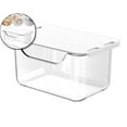 thumbnail image 1 of Dvruxg Plastic Kitchen Storage Bin with Lid, Plastic Storage Bins, Pantry Organizers and Storage Containers, Fridge Organizer Bins Kitchen Cabinet Organizer, 1 of 6