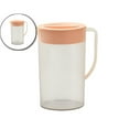 thumbnail image 1 of Dvruxg Plastic Pitcher with Lid Large Clear Water Carafe Jug Ice Tea Pitcher Lemonade Juice Beverage Jar with Strainer Cover Handle Measurements for Hot Cold Coffee Drink, 1 of 6