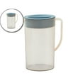 thumbnail image 1 of Dvruxg Plastic Pitcher with Lid Large Clear Water Carafe Jug Ice Tea Pitcher Lemonade Juice Beverage Jar with Strainer Cover Handle Measurements for Hot Cold Coffee Drink, 1 of 6