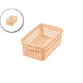 thumbnail image 1 of Dvruxg Plastic Storage Baskets, 12.2x7.48x4.72 Inch Storage Organizer Baskets Trays with Grip Handles for Desktop, Drawer, 1 of 6