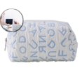 thumbnail image 1 of Dvruxg Quilted Pouch Plush Case Letters Pen Bag Gadget Pouch Box Stationary Case Makeup Cosmetic Bag, 1 of 4