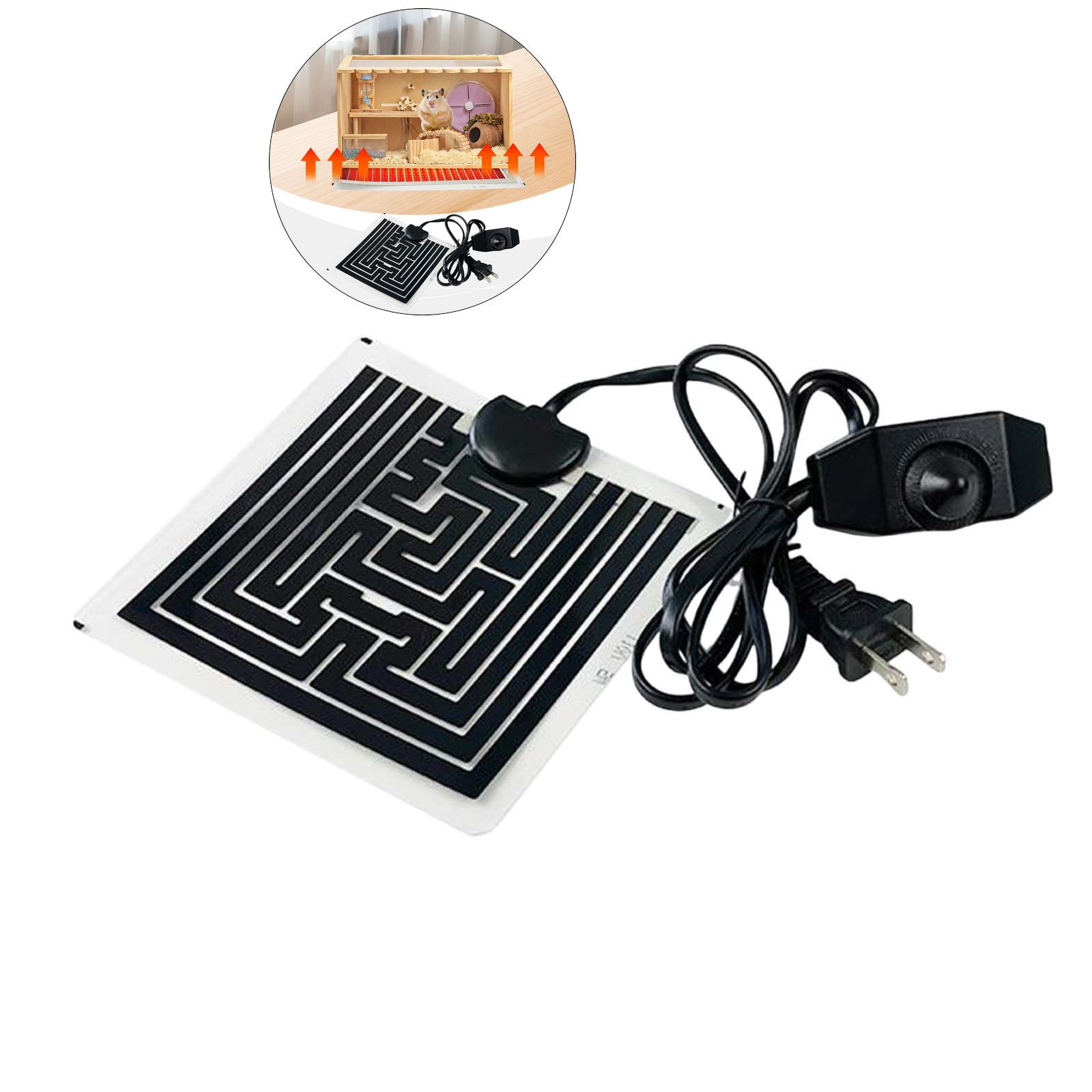 Reptile Heat Pad Reptile Under Tank Heating Pad, 110V Terrarium