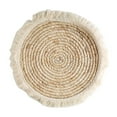 thumbnail image 1 of Dvruxg Round Braided Placemats, Round Rattan Placemats, Hand-Woven Water Hyacinth Placemats, Farmhouse Weave Place Mats, Woven Table Mats for Dining Table, Home, Wedding, 1 of 5