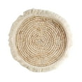 thumbnail image 1 of Dvruxg Round Braided Placemats, Round Rattan Placemats, Hand-Woven Water Hyacinth Placemats, Farmhouse Weave Place Mats, Woven Table Mats for Dining Table, Home, Wedding, 1 of 5