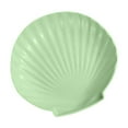 thumbnail image 1 of Dvruxg Shell Shape Dessert Plates 6 Inch, Small Plates for Appetizers, Reusable Plastic Wedding Cake Plates, Snack Salad Party Serving Plate for Travel Camping Picnic, 1 of 5