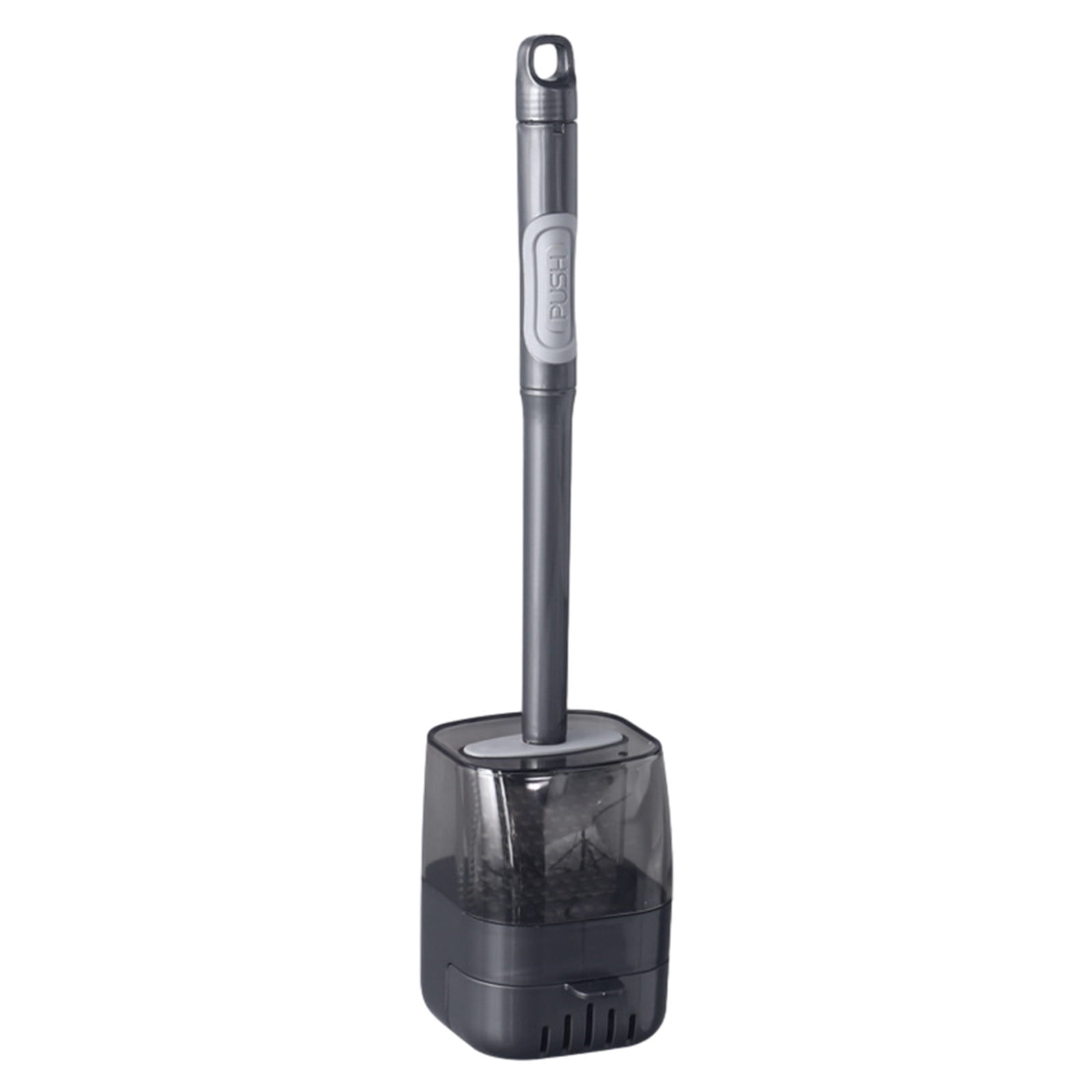 Dvruxg Silicone Toilet Bowl Brush with Ventilated Drying Floor Standing, EasytoStore