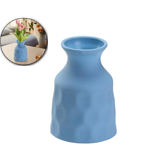 Dvruxg Simple Modern Plastic Drop-Resistant Flower Arrangement Dry Flower Vase Creative Living Room Decor